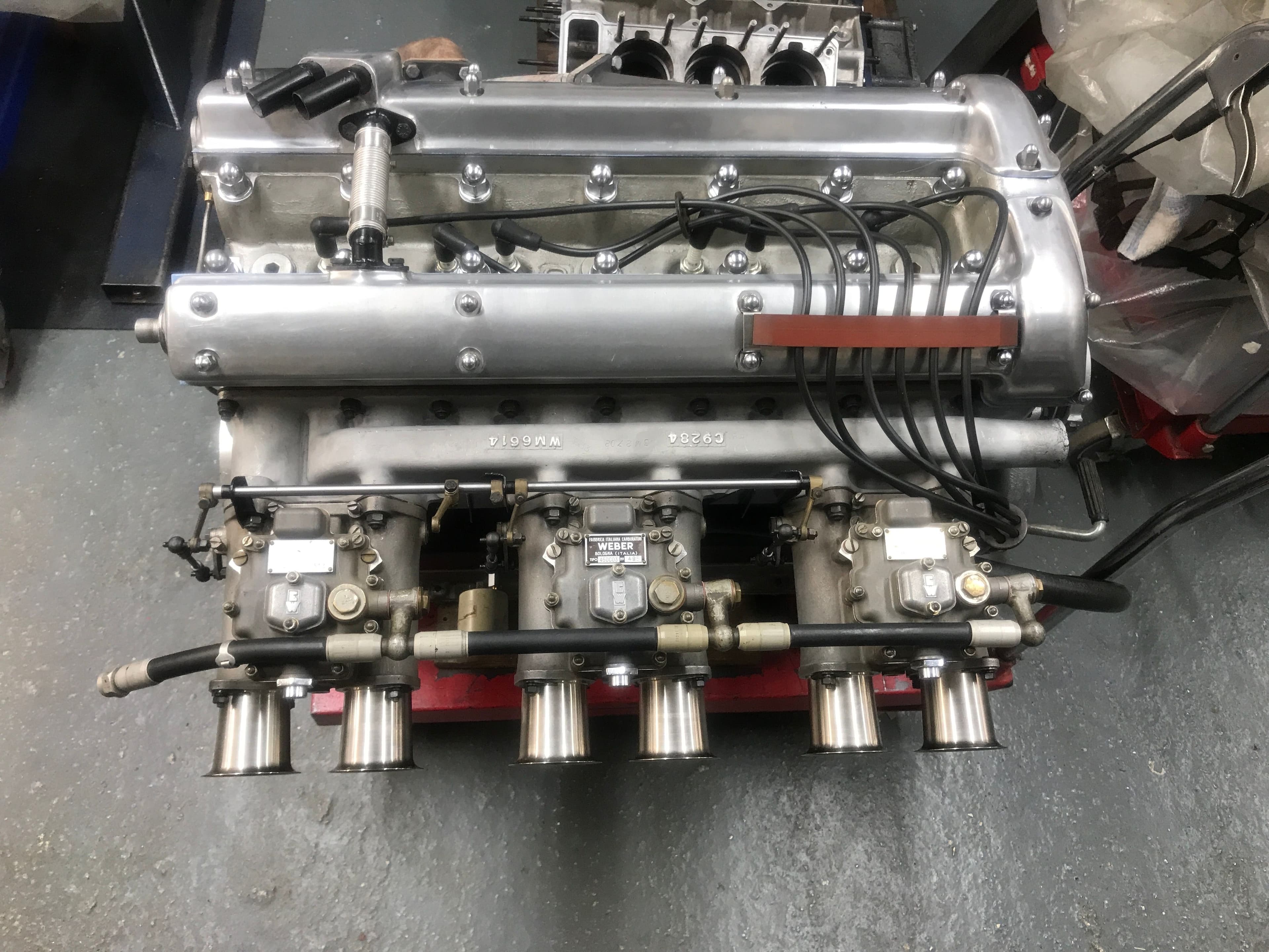 1955 Jaguar D type XKD 518 engine